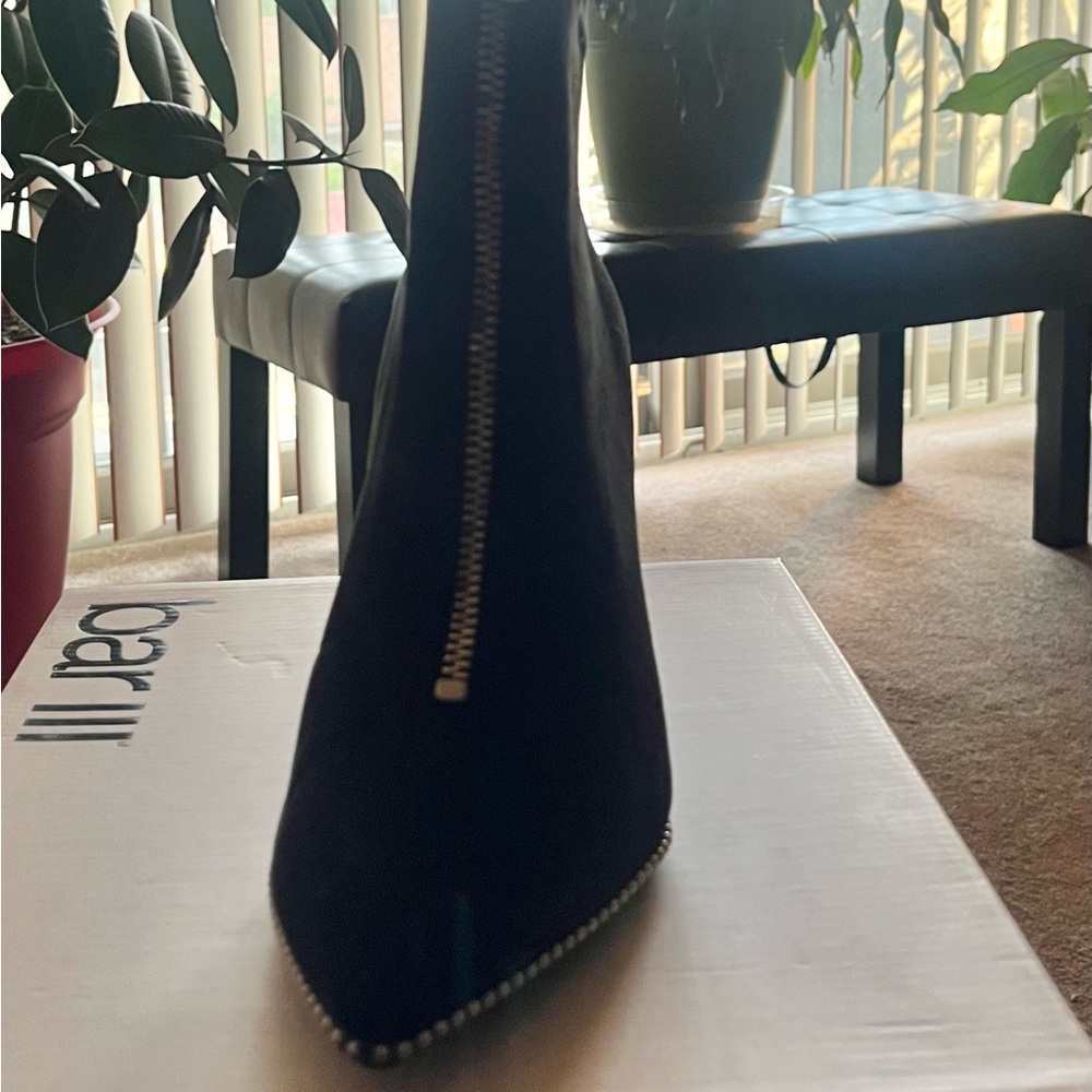 Bar iii Briget Microsuede Front Zipper Booties